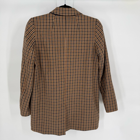 Madewell Blazer Plaid Checkered Preppy Academia Ivy League XXS Tailored Fit Bold - Picture 5 of 13